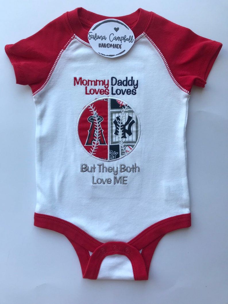 Baseball house divided baby bodysuit or shirt you pick teams image 6