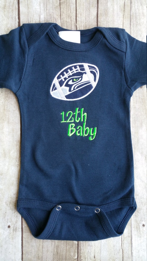 seattle seahawks baby onesie