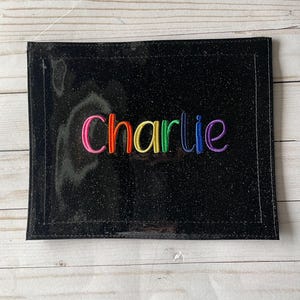 Dance Bag Name Patch – Custom Embroidered Patch – Fits All Bag Sizes – 8x10