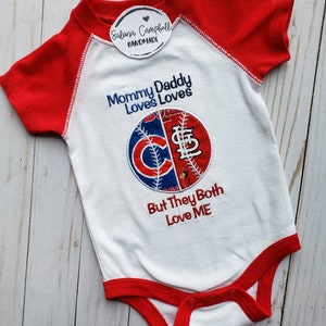 Baseball house divided baby bodysuit or shirt you pick teams image 1