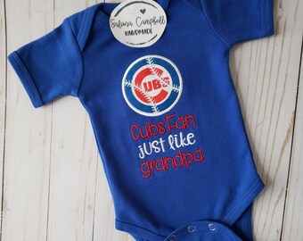 Chicago Cubs Logo BABY Funny Short Sleeves Variety Baby Onesies Crawler For Little Baby Chicago Cubs Logo BABY Funny Short Sleeves Variety Baby Onesies Crawler For Little Baby