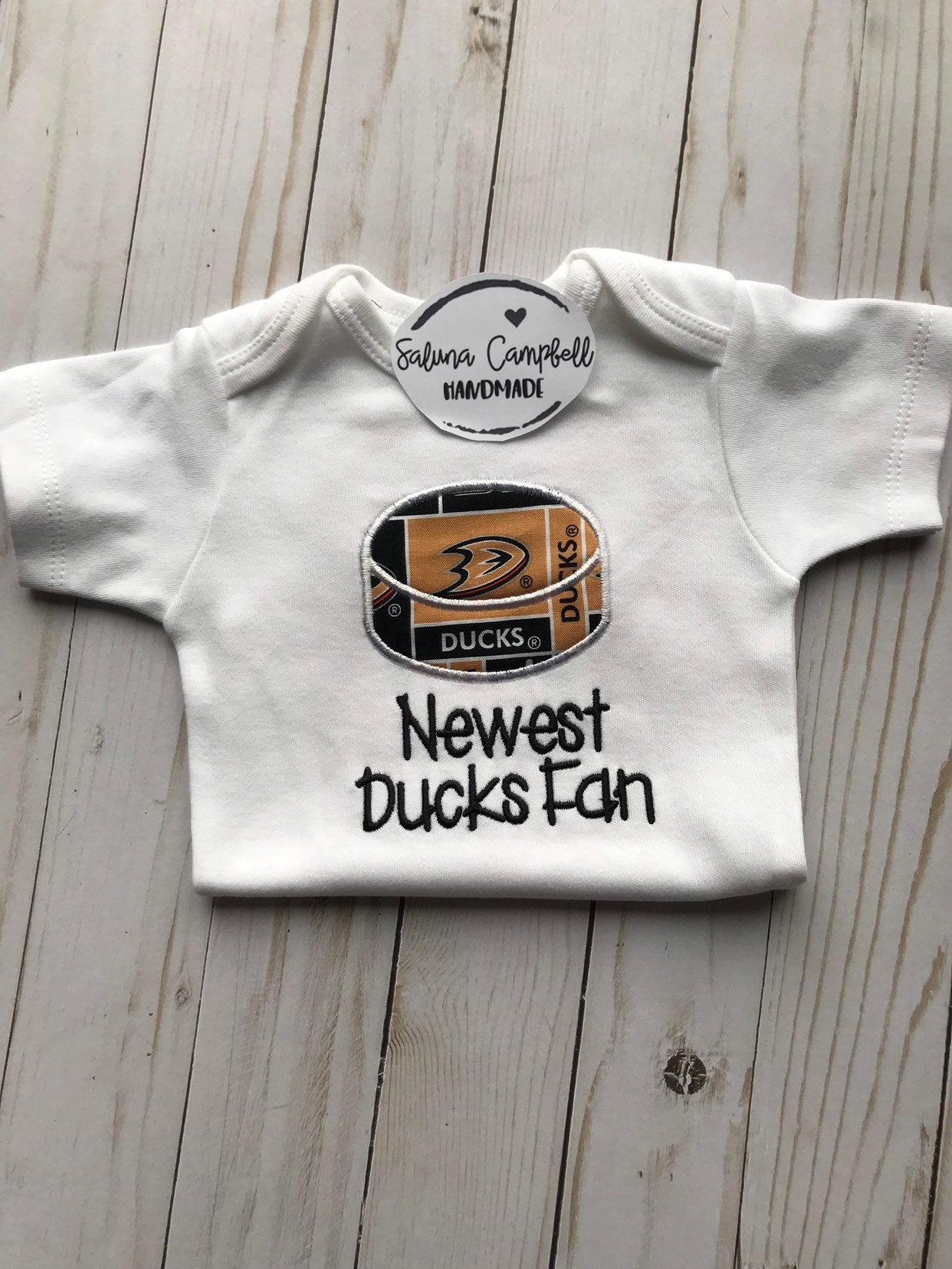 Anaheim Ducks Inspired Newest Fan Hockey Shirt Or Bodysuit Etsy