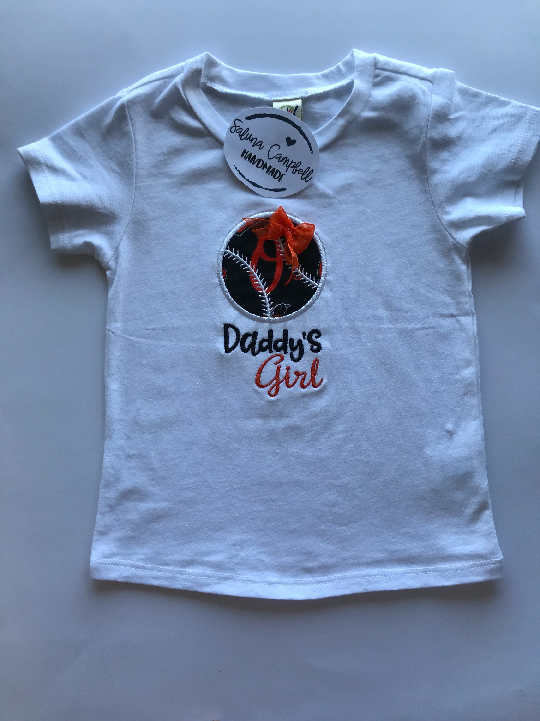 Baltimore Orioles Daddy's Girl Baseball Shirt or bodysuit