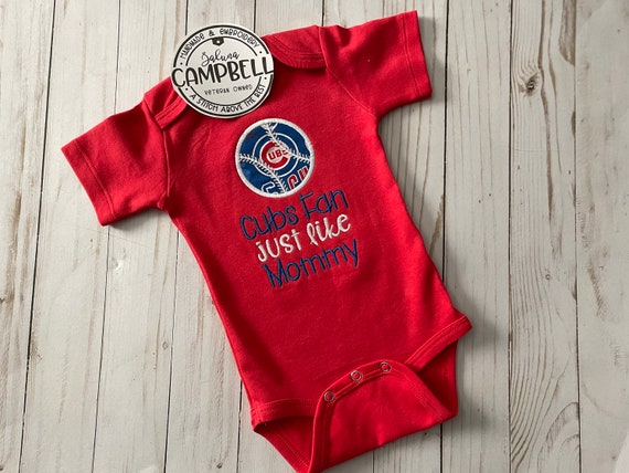 Chicago Cubs Like Mommy Shirt or Bodysuit