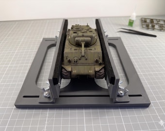 XL Adjustable Tank Jig for Scale Models, 1/35 1/48 1/72 Sizes