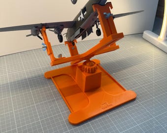 Pro XL Pivot Jig for Scale Models, Adjustable Workstation, Model Aircraft Stand