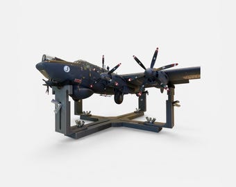 Model Aircraft Jig – XL 320x240mm, Foam Padded Supports, With Free Spare Parts