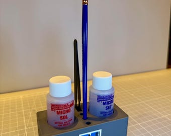 Pro Decal Station with Free Baseplate, 3D Printed Micro Sol Holder