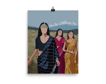 Mujeres del sur de Asia / Ilustración digital / Arte desi