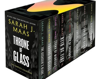 Tron ze Szkła – Kompletna Kolekcja – Seria Fantasy w Miękkiej Oprawie autorstwa Sarah J. Maas