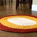 The Cable Stitch Crochet Oval Rug digital Only - Etsy