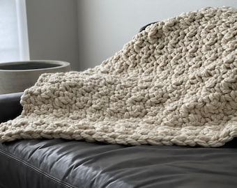 Coperta gigante "Abbraccio d'orso" - Schema facile all'uncinetto (Schema in PDF)