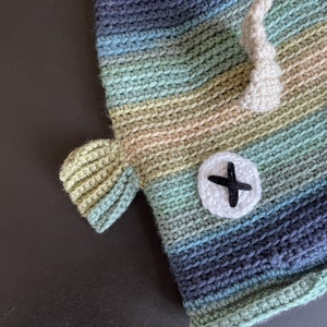 Dead Fish Beanie - Crochet Pattern (PDF Only)