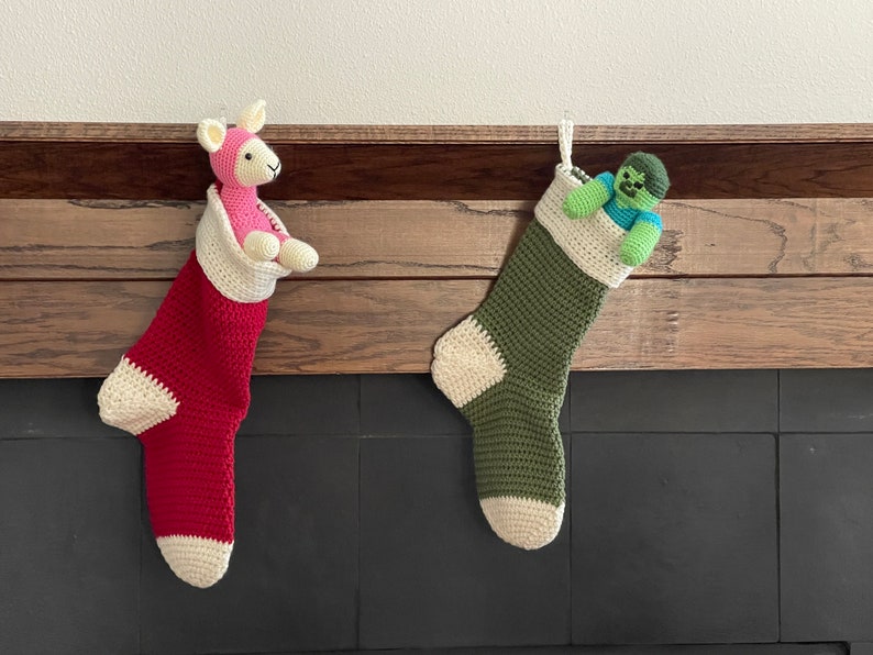 Classic Christmas Stockings EASY CROCHET PATTERN image 8