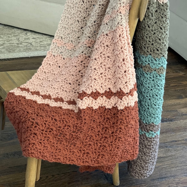 Fall Vibes Crochet Blanket Pattern  ***Pattern Only***