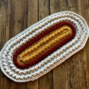 The Cable Stitch Crochet Oval Rug Digital Only image 7