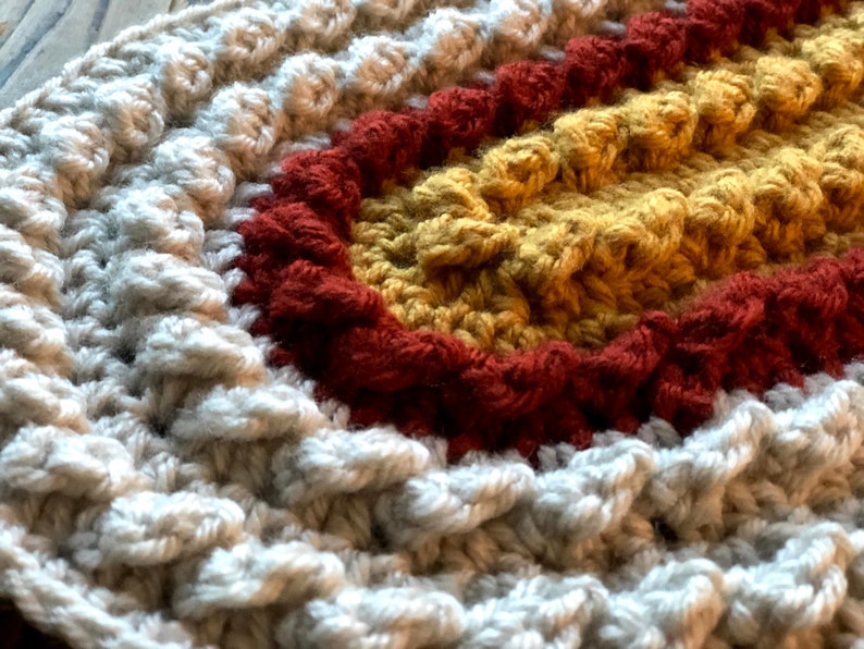 The Cable Stitch Crochet Oval Rug Digital Only image 6