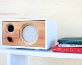 NEW! Desk Wood Speaker || Wireless Bluetooth Reclaimed Wood Speaker || Fawn Speaker | Redwood || FREE SHIPPING