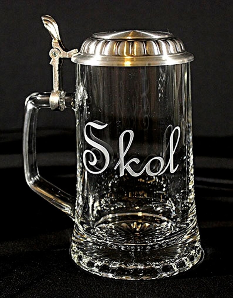 Engraved Flag & Eagle Beer Stein Beer Mug or Tankard for the Etsy