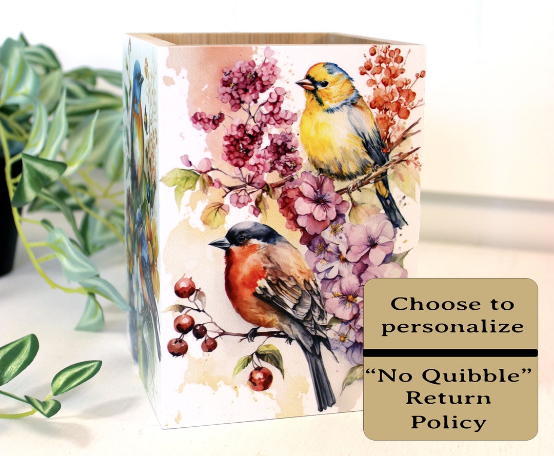 Unique Gifts for Birders, Beautiful Unique Utensil Holder, Bird Lovers