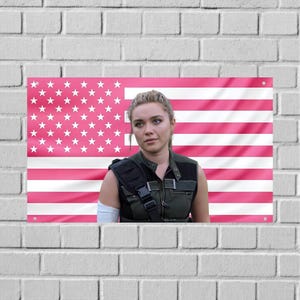 Yelena Belova US Wall Tapestry – Marvel Character Flag, Room Decor