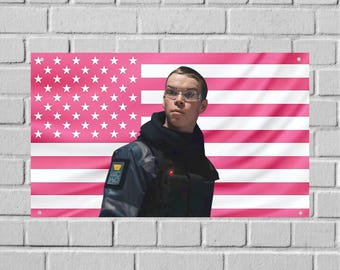 Tapiz de pared Gally Maze Runner (EE. UU.) – Bandera de película, decoración para habitaciones distópicas