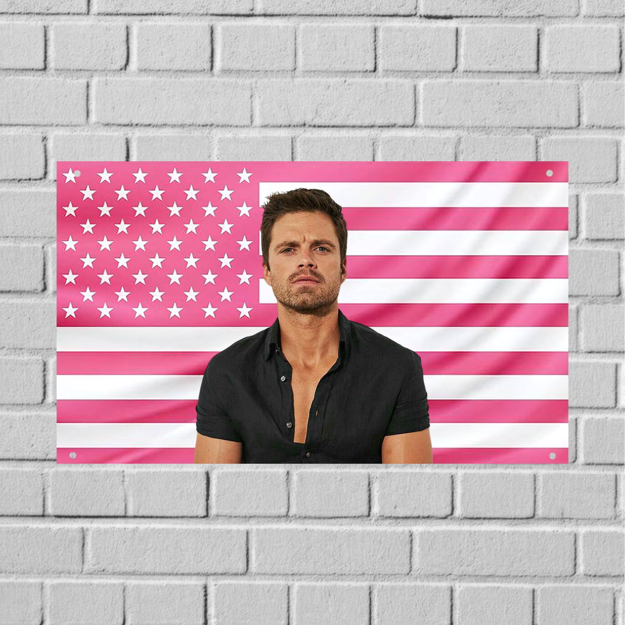Sebastian Stan Flag - Etsy
