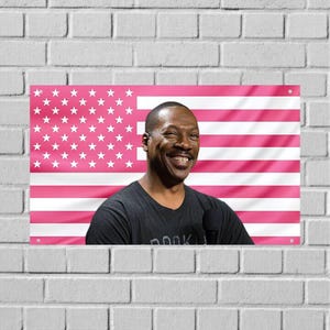 Eddie Murphy US Wall Tapestry Flag, Comedy Actor Room Decor, Movie Fan Bedroom Wall Art, Aesthetic Dorm Banner Decor