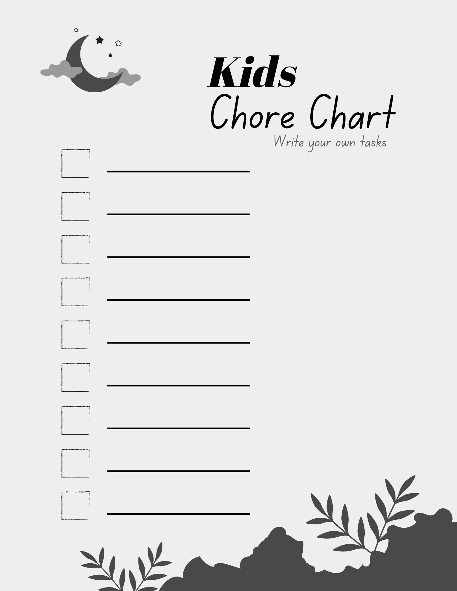 Editable Kids Routine Bundle Printable | Morning Bedtime Chore Daily ...