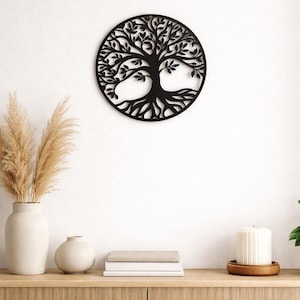 16cm Wall-Mounted Tree of Life | Modern Wall Decor | 3D Printed | Living Room/Bedroom Decor | Symbolic Gift | Multiple Colors