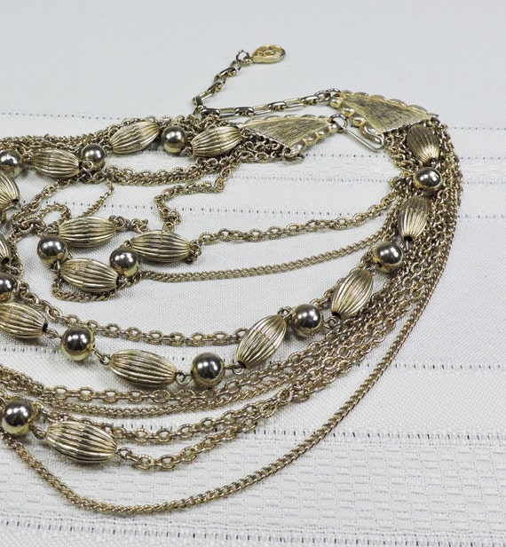 Beaded Necklace , Mid Century - image 3