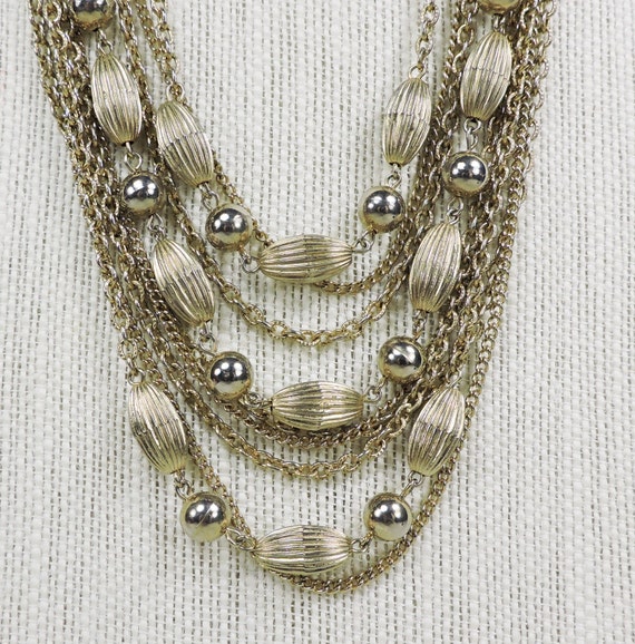 Beaded Necklace , Mid Century - image 2