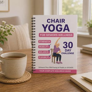 Stuhl-Yoga für Senioren ab 60 Jahren | 30-Tage-Wellnessprogramm, sanfter Leitfaden