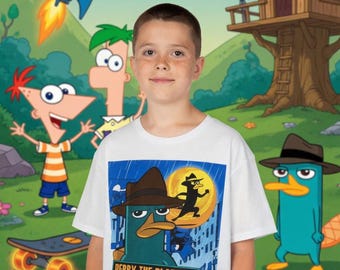 Camiseta estampada de Perry el ornitorrinco de Phineas y Ferb de Disney