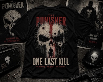Comfort Colors® The Punisher Skull Shirt Frank Castle Marvel Tee