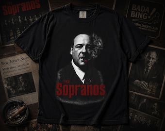 Comfort Colors® Vintage The Sopranos Mafia Graphic Shirt