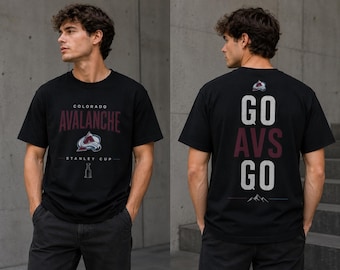 Comfort Colors® Go Avs Go Stanley Cup Colorado Hockey Tee