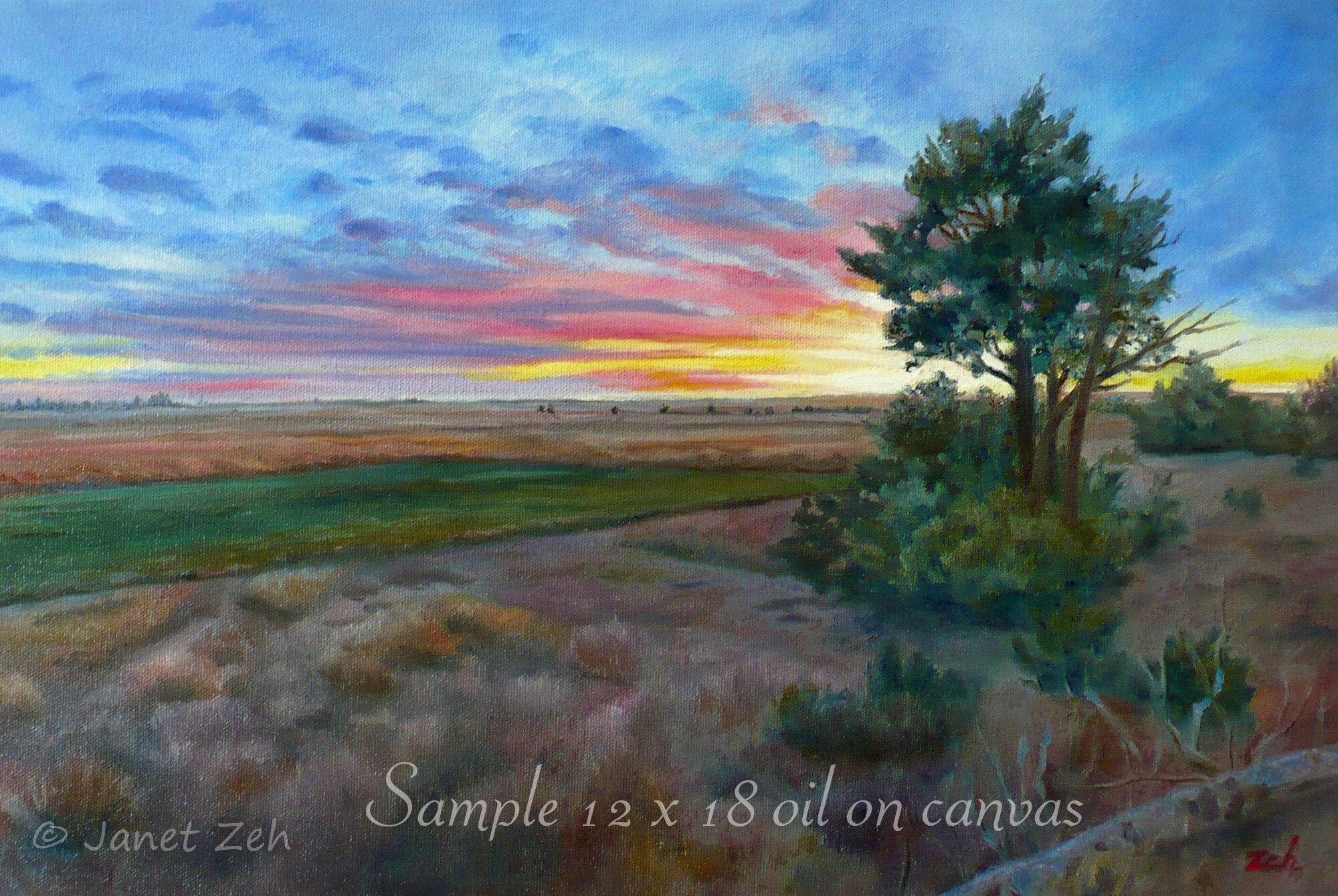 Large Custom Landscape Oil Painting From Photo Original Canvas Art