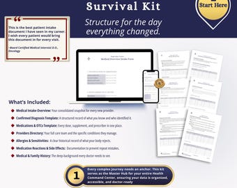 Carpeta médica para nuevos diagnósticos / Plantillas de admisión de pacientes con enfermedades crónicas (Google Drive)