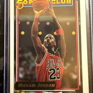 1992-93 Topps Michael Jordan 50 Point Club Gold #205