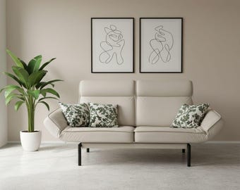 De Sede DS-450 Bench by de Sede | Authentic Swiss Modular Lounge | Iconic Rotating Backrest Design | Luxury Mid-Century Modern Seating