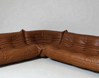 Authentic Ligne Roset Togo Sofa Set by Michel Ducaroy | Iconic 1970s Modular Lounge | Original French Design Statement Piece
