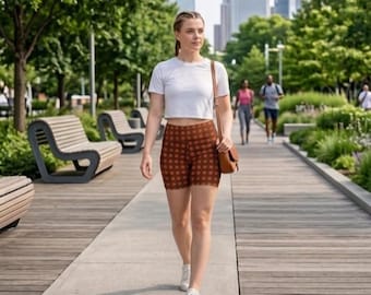 Patterned Women's Biker Shorts | All Over Print