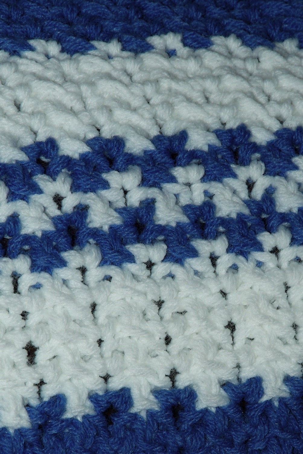 Easy Knit Blanket Pattern Quick & Easy 2 Row Repeat Size 13 Needles1