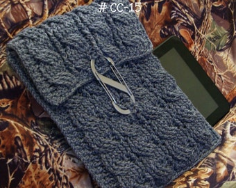 Crochet Pattern- iPad or Tablet Cover, Small Bag.  #CC-15. Crochet Pattern for 2 Sizes