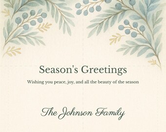 Sage Garden Holiday Card