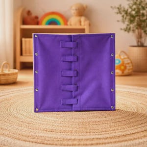 Habillage Montessori pour tout-petits, entraînement de la motricité fine, bouton, laçage des fermetures à glissière