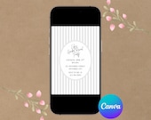 Customizable Girl or Boy Neutral Baby Invite, Custom Gender Reveal Invite (Digital Download)