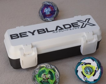Beyblade-Aufbewahrungsbox aus 3D-Druck | Tragbare Box für Kampfkreisel | Geschenk für Anime- und Gamer-Fans