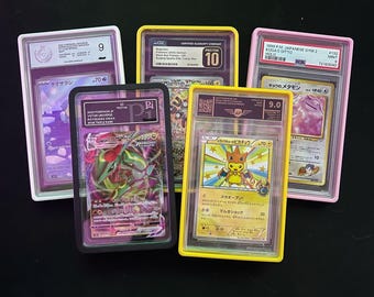 Schutzrahmen für bewertete Sammelkarten | PSA Beckett CGC Schutzhülle | Slab-Hülle für Sammelkarten | Schutz für Pokémon-Karten | Zubehör für Sammelkartenspiele